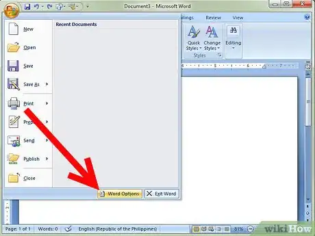 Imagen titulada Set up Autosave on Microsoft Word 2007 Step 3