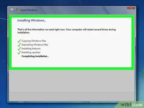 Imagen titulada Install Windows 7 (Beginners) Step 15