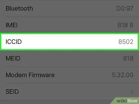 Imagen titulada Check Your iPhone's ICCID Step 4