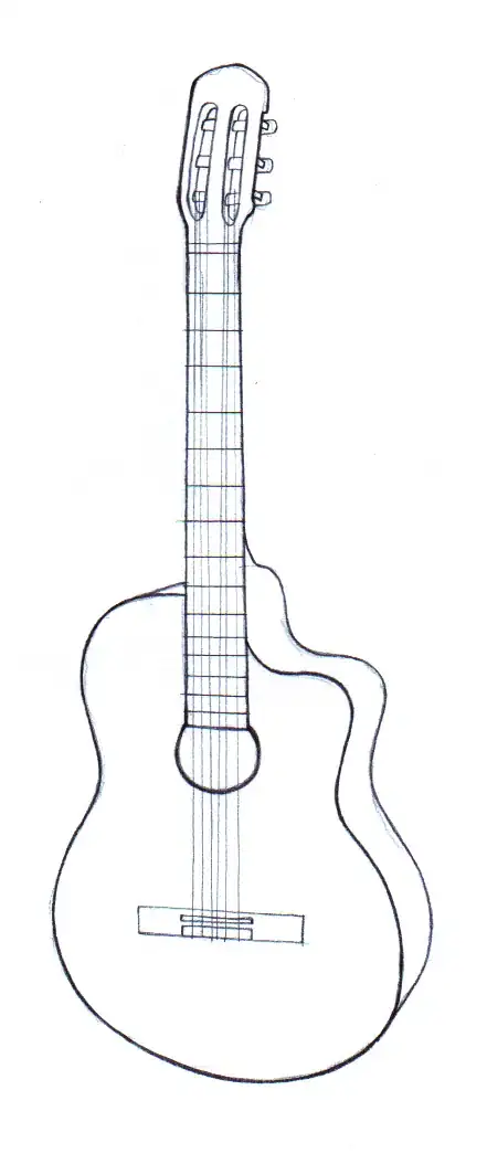 Imagen titulada Draw Guitars Step 6