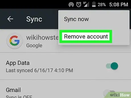 Imagen titulada Remove a Google Account on Android Step 6