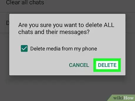 Imagen titulada Delete All Media on WhatsApp Step 14