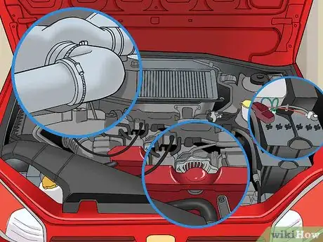 Imagen titulada Wash Under the Hood of a Car Step 2