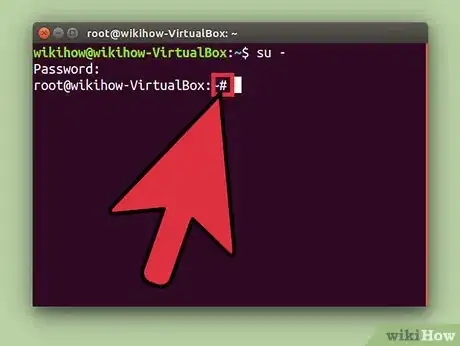 Imagen titulada Become Root in Linux Step 4