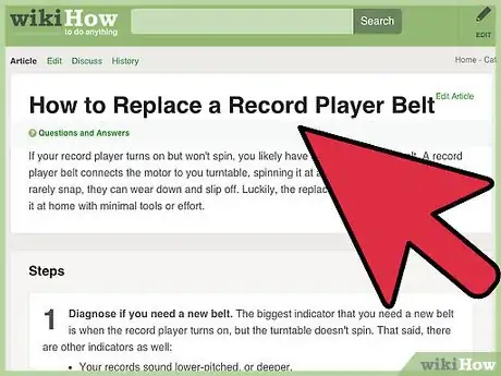 Imagen titulada Replace a Record Player Belt Step 13