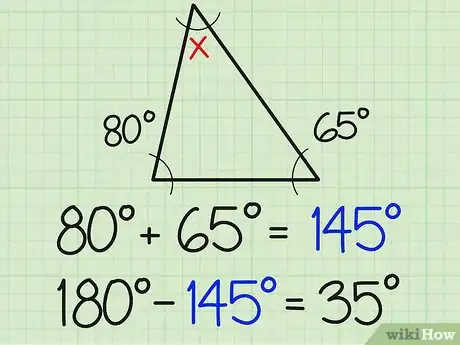 Imagen titulada Find the Third Angle of a Triangle Step 2