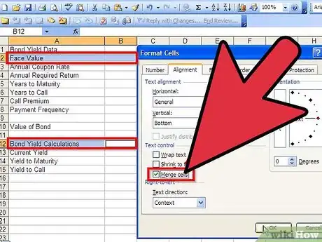 Imagen titulada Calculate Bond Yield in Excel Step 3