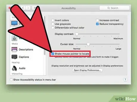 Imagen titulada Change a Mouse Pointer Size in Mac Os X Step 5