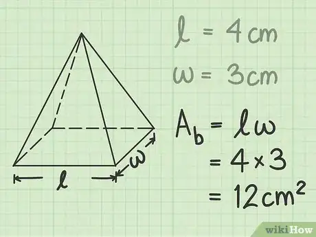 Imagen titulada Calculate the Volume of a Pyramid Step 2