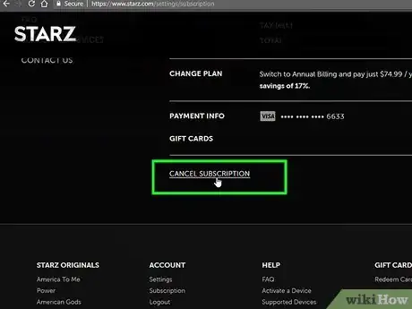 Imagen titulada Cancel a Starz Account on PC or Mac Step 41