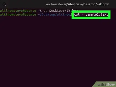 Imagen titulada Create a File in Unix Step 5
