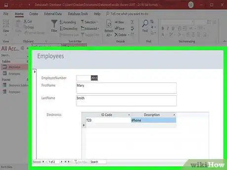 Imagen titulada Make a Database Using MS Access Step 39
