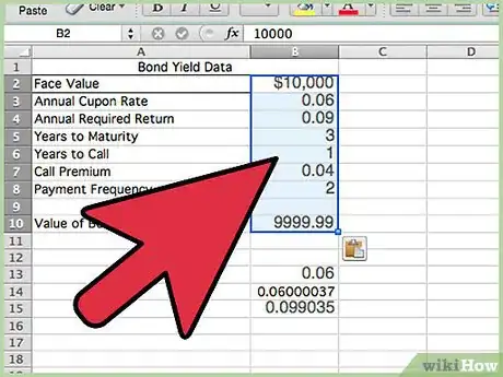 Imagen titulada Calculate Bond Value in Excel Step 6