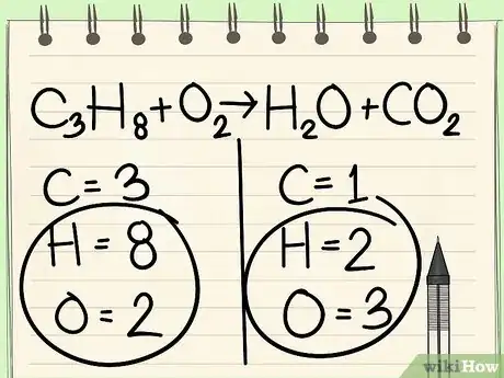 Imagen titulada Balance Chemical Equations Step 3