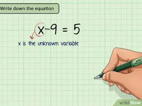 Imagen titulada Solve One Step Equations Step 1