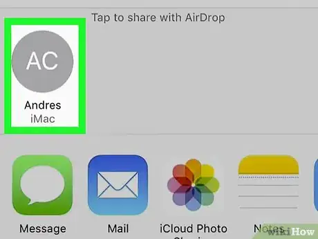 Imagen titulada Use AirDrop on iPhone or iPad Step 8