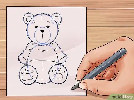 Imagen titulada Draw a Teddy Bear Step 23