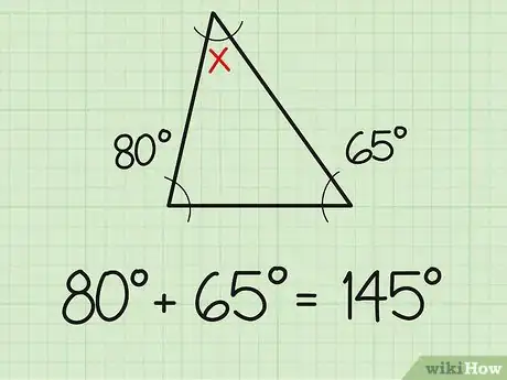 Imagen titulada Find the Third Angle of a Triangle Step 1