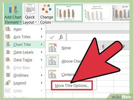 Imagen titulada Add Titles to Graphs in Excel Step 6