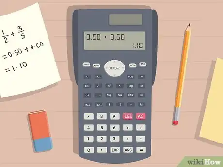 Imagen titulada Write Fractions on a Calculator Step 14