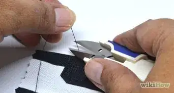 coser cinta de velcro a mano