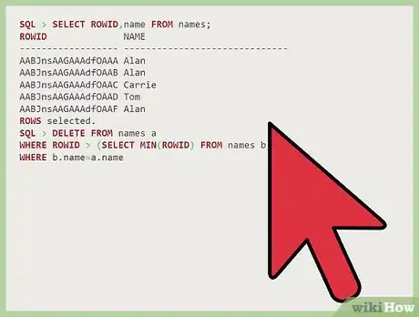 Imagen titulada Delete Duplicate Records in Oracle Step 9