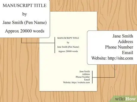 Imagen titulada Format a Manuscript Step 4