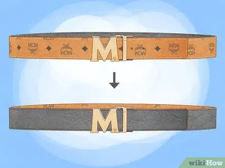 Imagen titulada Tell if an MCM Belt Is Fake Step 6