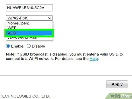 Imagen titulada Add a Password to Your Wireless Internet Connection (WiFi) Step 4