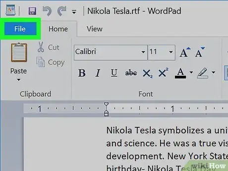 Imagen titulada Convert Wordpad to Word Step 2