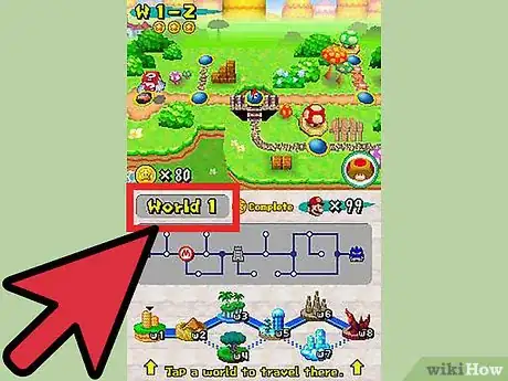 Imagen titulada Unlock World Seven on New Super Mario Bros. DS Step 1