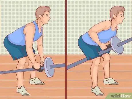 Imagen titulada Do a Bent over Row Step 9