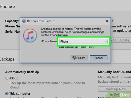 Imagen titulada Restore Your iPhone Without Updating Step 10