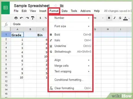 Imagen titulada Use Google Spreadsheets Step 7