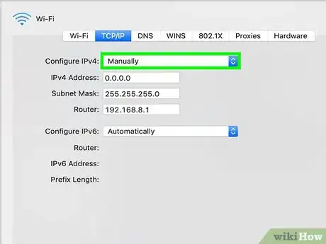 Imagen titulada Change the IP Address on a Mac Step 7