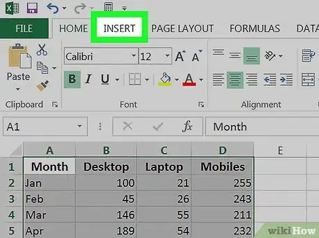 Imagen titulada Make a Line Graph in Microsoft Excel Step 5