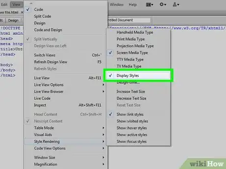 Imagen titulada Add a Drop Down Box in Dreamweaver Step 2