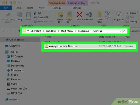 Imagen titulada Start XAMPP at Startup in Windows Step 10