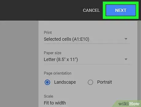 Imagen titulada Set Print Area on Google Sheets on PC or Mac Step 6