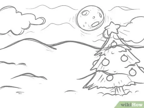 Imagen titulada Draw a Christmas Landscape Step 8