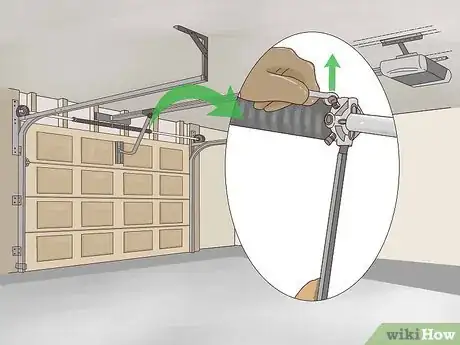 Imagen titulada Fix a Garage Door Spring Step 2