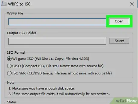 Imagen titulada Convert WBFS to ISO Using the WBFS‐to‐ISO Converter App Step 5
