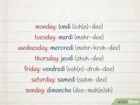 Imagen titulada Write the Date in French Step 5