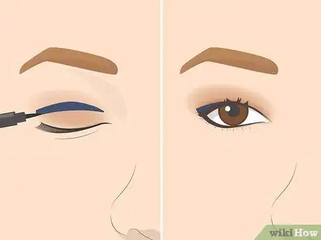 Imagen titulada Do Eyeliner on Hooded Eyelids Step 6