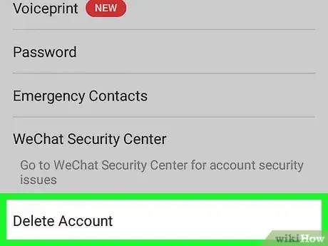 Imagen titulada Delete a WeChat Account on Android Step 5