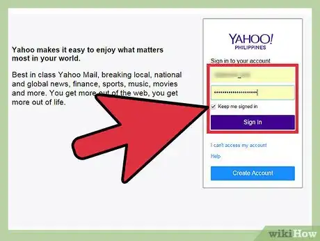 Imagen titulada Add an Extra Email on Your Yahoo Account Step 2