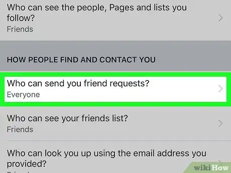Imagen titulada Block Friend Requests on Facebook Step 13