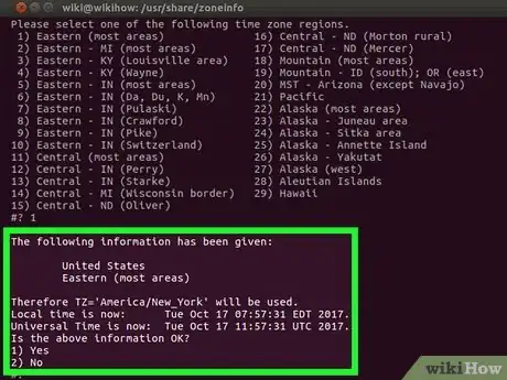 Imagen titulada Change the Timezone in Linux Step 21