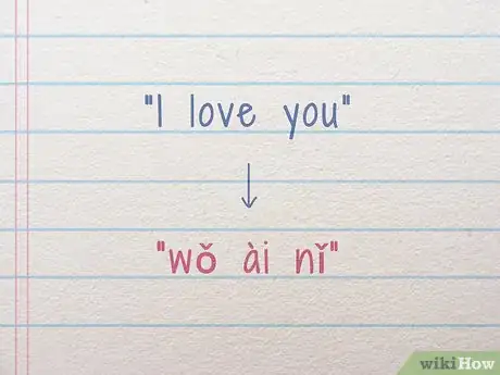 Imagen titulada Say I Love You in Chinese Step 1