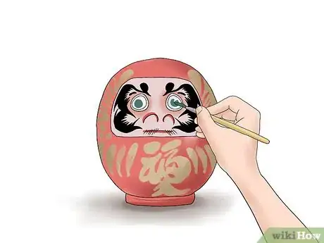 Imagen titulada Use a Daruma Good Luck Doll Step 4